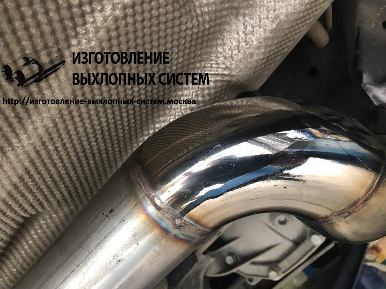 2 Выхлоп из нержавейки на BMW