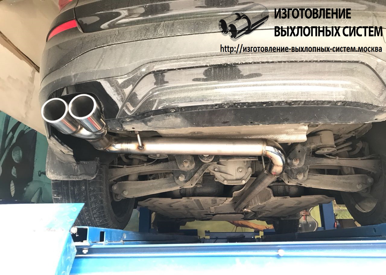 3 Выхлоп из нержавейки на BMW